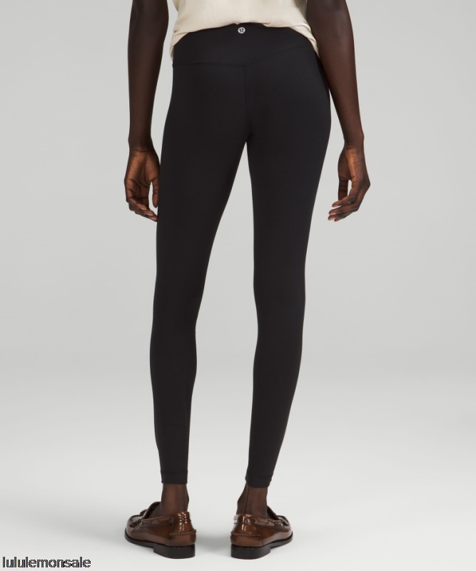 Lululemon Damen DELULU038 | Schwarz Align Hochhaushose 28